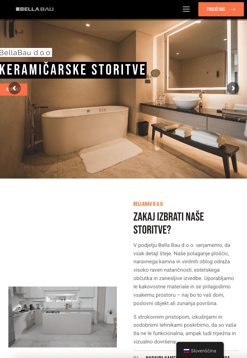 Izdelava Spletne Strani Bella Bau